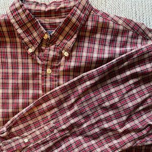 Red Plaid Dress Shirt